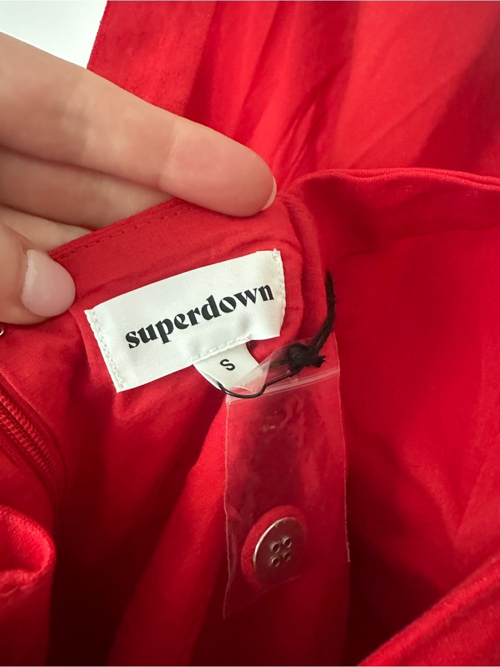 Superdown Red Ruffled Strap Mini Dress - Picture 5 of 5